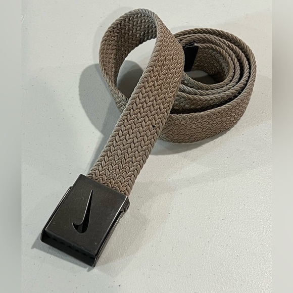 Nike Golf Braided Textured Golf Belt Buckle Country Club Size Large (36W) - Picture 1 of 7